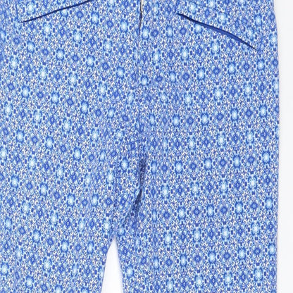 Womens UK Size 4 Gap Regular Fit  Blue Trousers