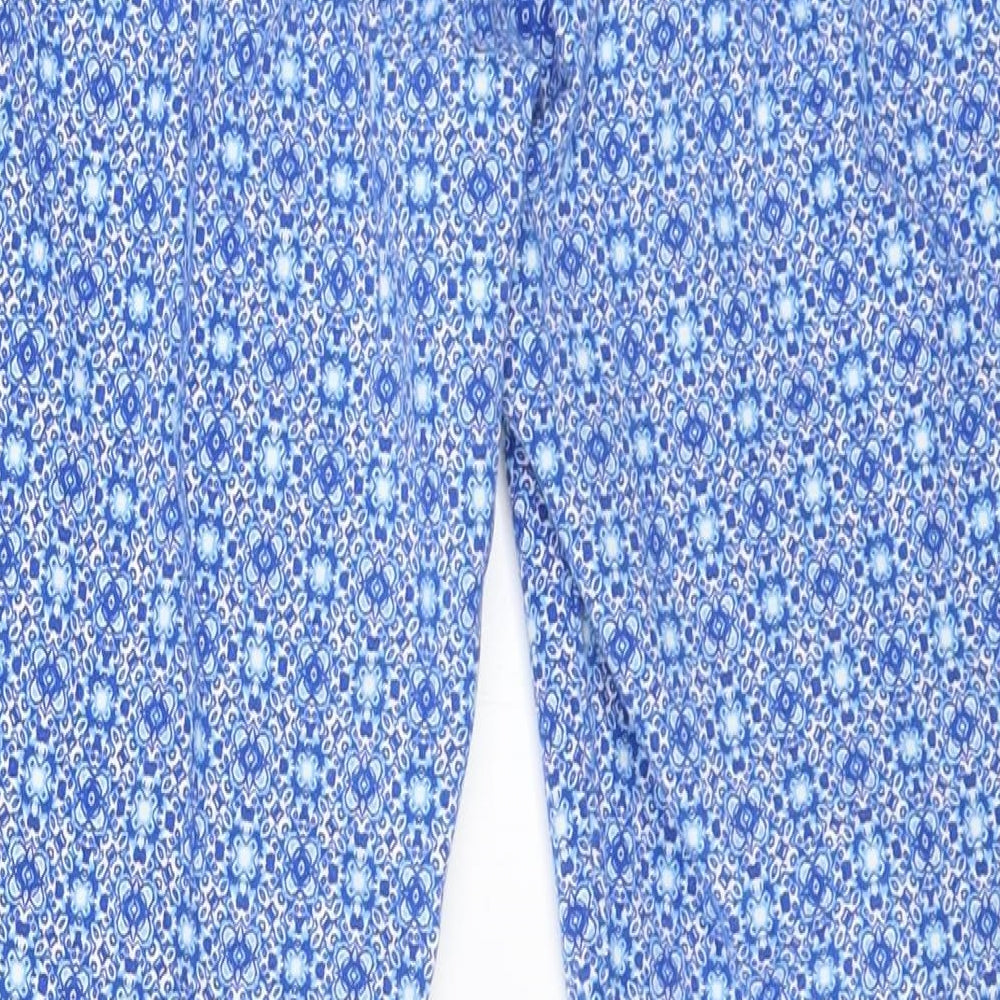 Womens UK Size 4 Gap Regular Fit  Blue Trousers