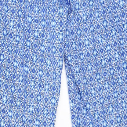 Womens UK Size 4 Gap Regular Fit  Blue Trousers