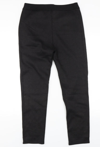 Womens UK Size 3XL Preworn Regular Fit  Black Trousers