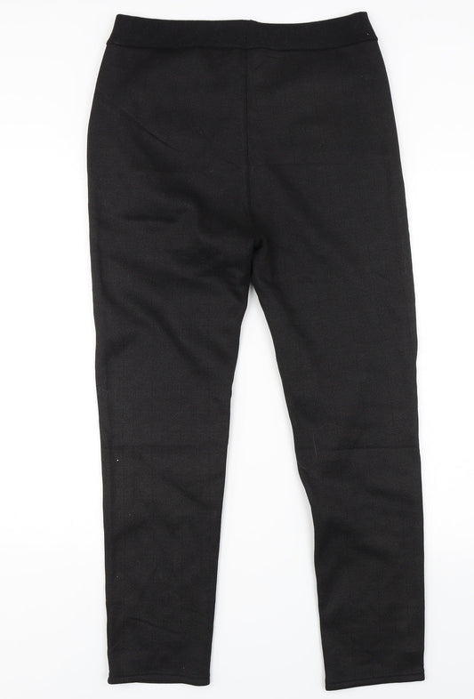 Womens UK Size 3XL Preworn Regular Fit  Black Trousers