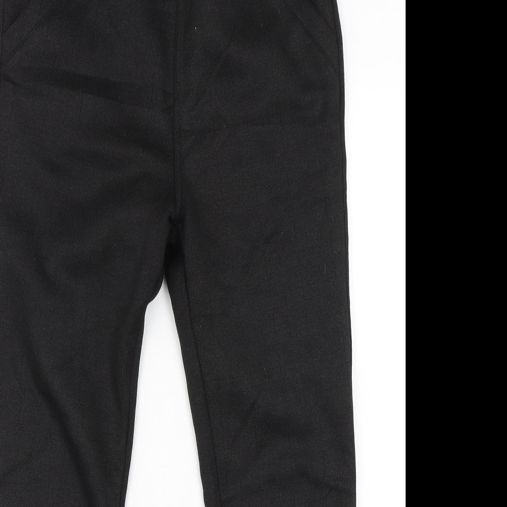Womens UK Size 3XL Preworn Regular Fit  Black Trousers