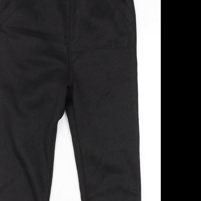 Womens UK Size 3XL Preworn Regular Fit  Black Trousers