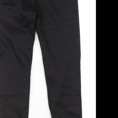 Womens UK Size 3XL Preworn Regular Fit  Black Trousers