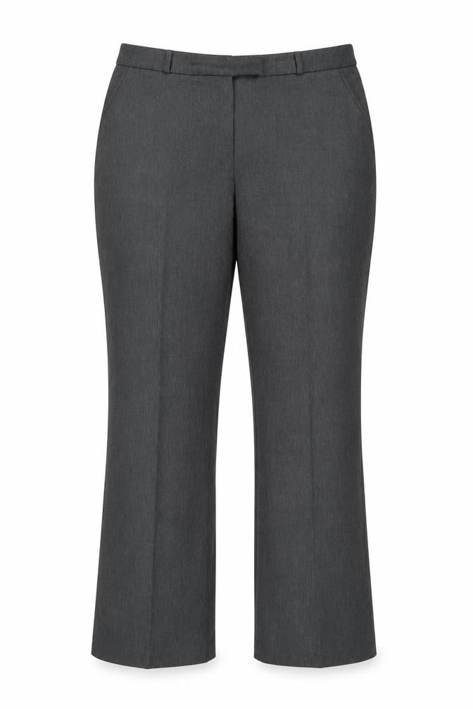 Womens UK Size 14 TU Regular Fit Dress Pants Grey Trousers