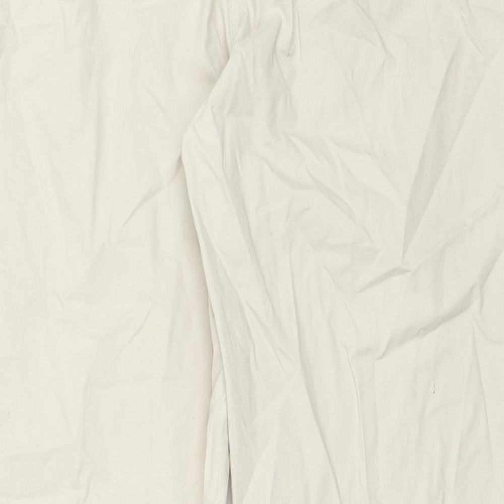 Womens UK Size 14 Papaya Regular Fit  Beige Trousers