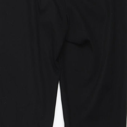 Womens UK Size 8 NEXT Regular Fit Dress Pants Black Trousers