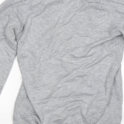 Brand and care label for Papaya women’s grey jumper, size UK 8