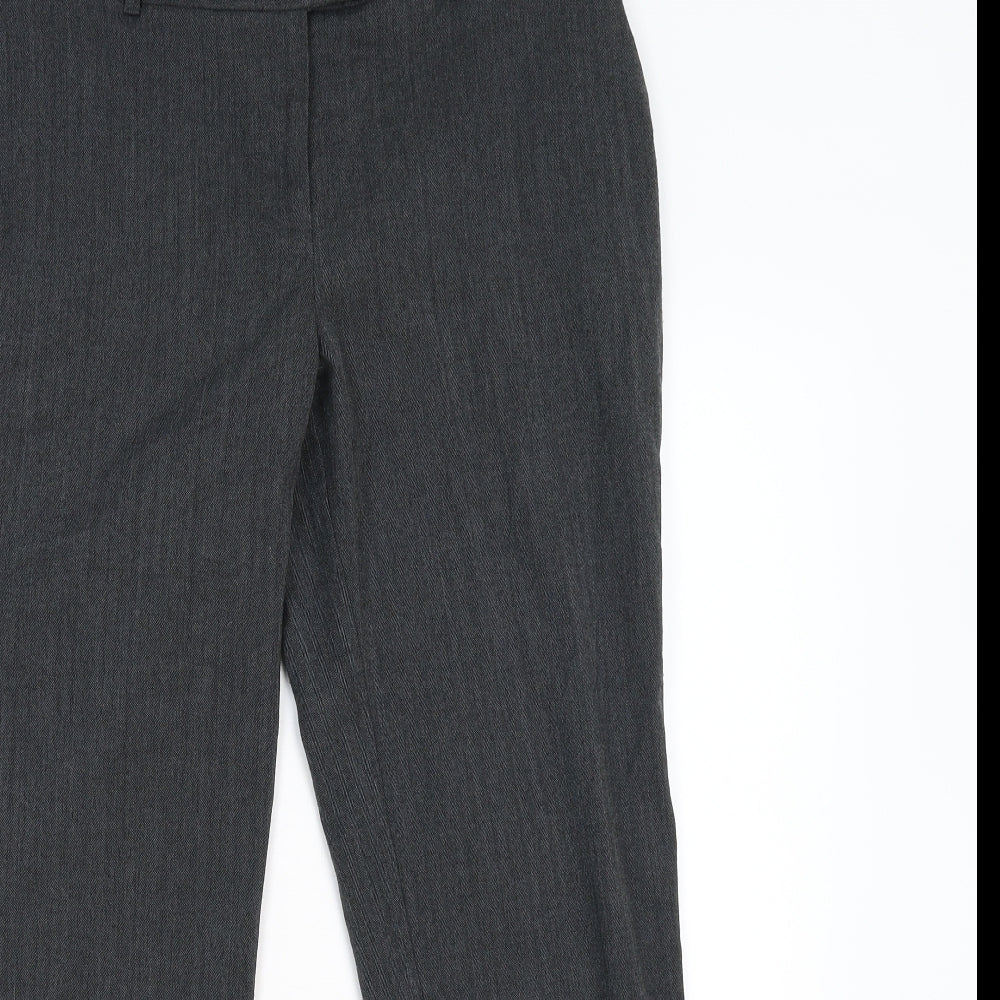 Matalan Womens Grey   Trousers  Size 10 L27 in