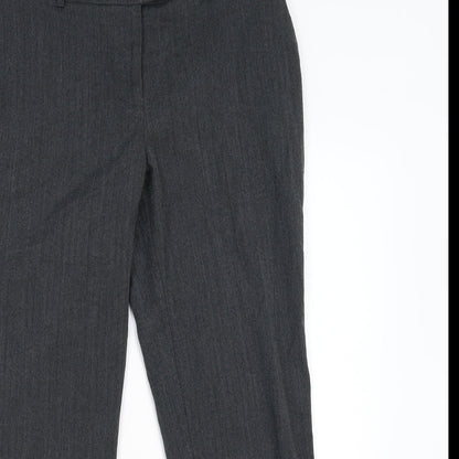 Matalan Womens Grey   Trousers  Size 10 L27 in