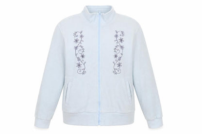 Damart Womens Blue  Fleece Jacket  Size M