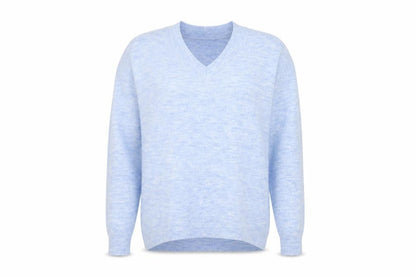 M&Co Womens Blue  Knit Pullover Jumper Size S