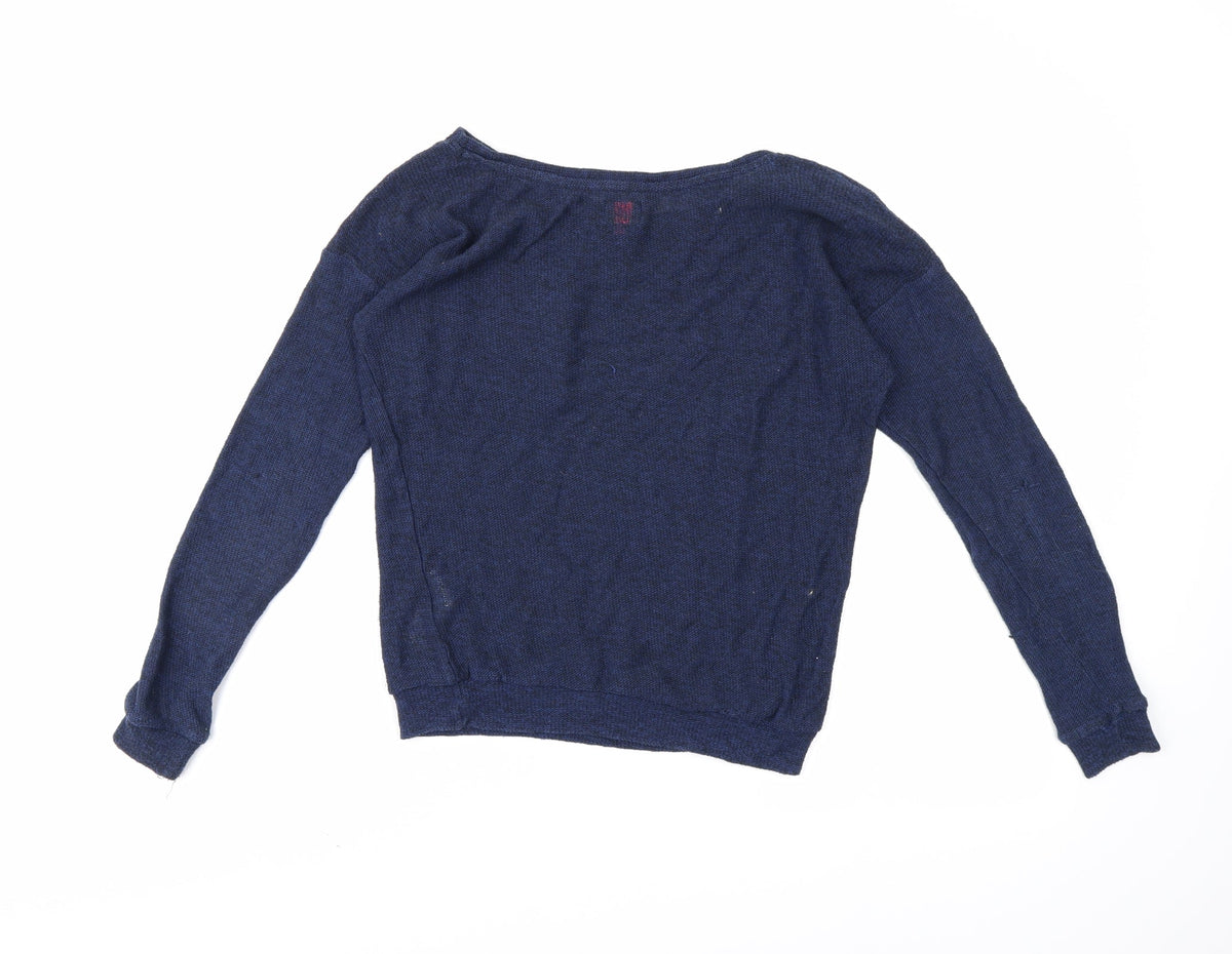 Back view of Only women’s blue jumper, size S