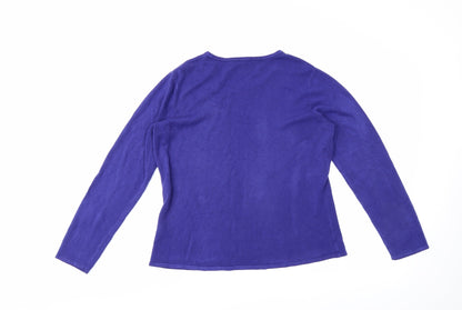 Bonmarché Womens Blue Pullover Jumper Size 12