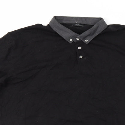 NEXT Womens Black   Henley Jumper Size XL