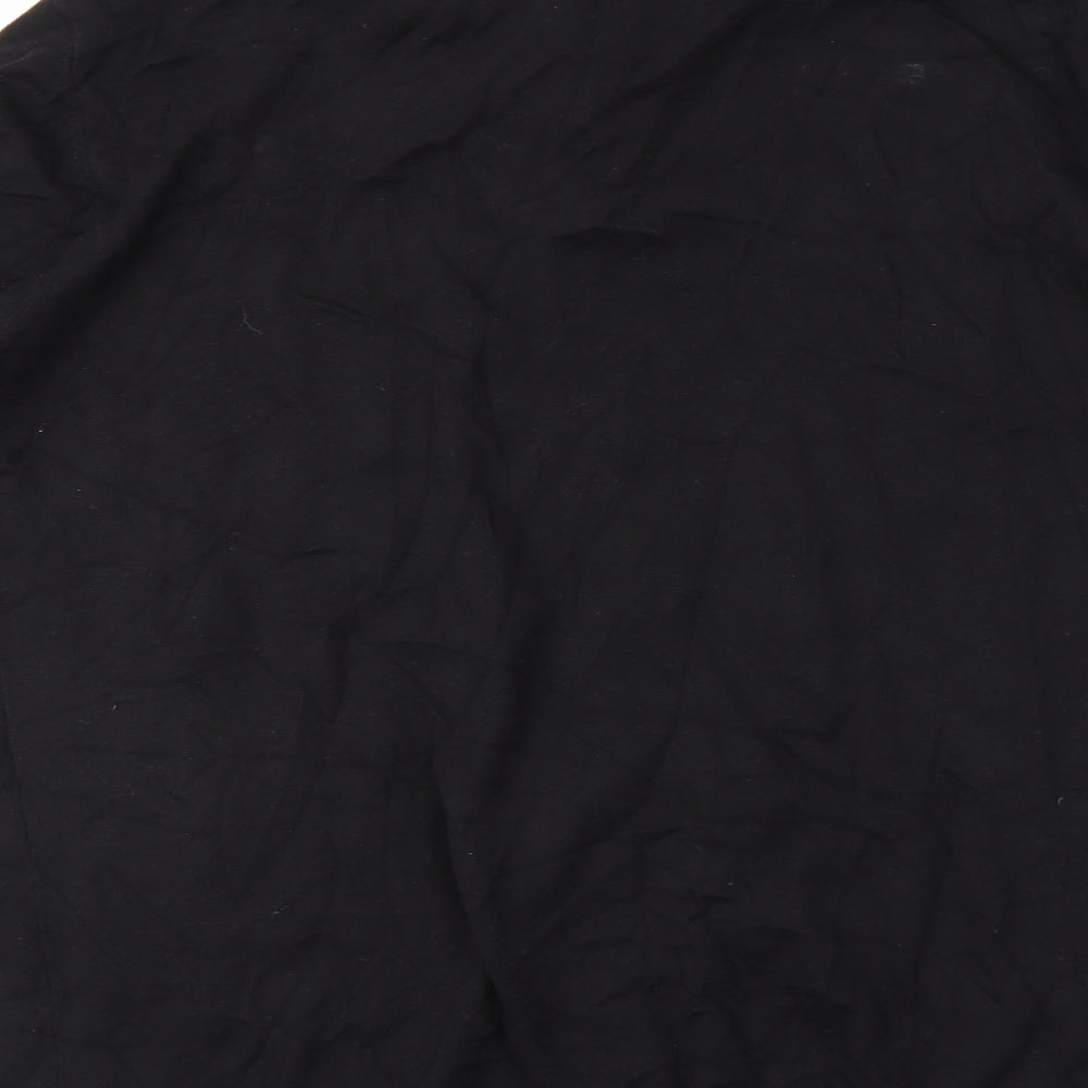 NEXT Womens Black   Henley Jumper Size XL