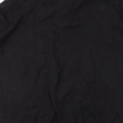NEXT Womens Black   Henley Jumper Size XL