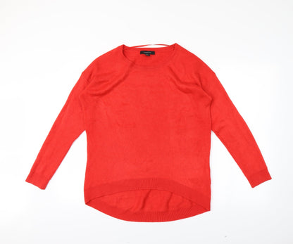 Additional front view of Atmosphere women’s red jumper, size UK 8
