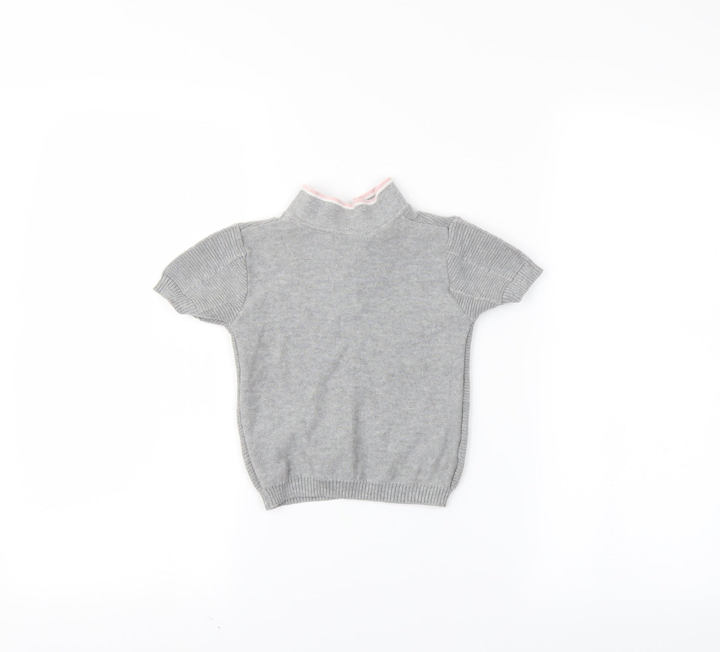 primarl Girls Grey   Pullover Polo Size 12-18 Months