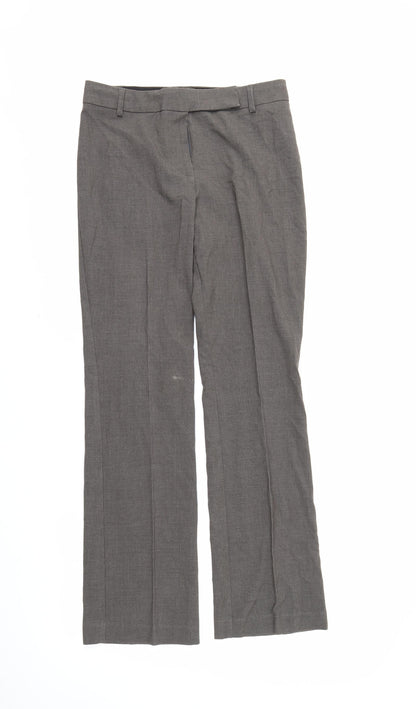 M&S Womens Grey   Trousers  Size 8 L28 in