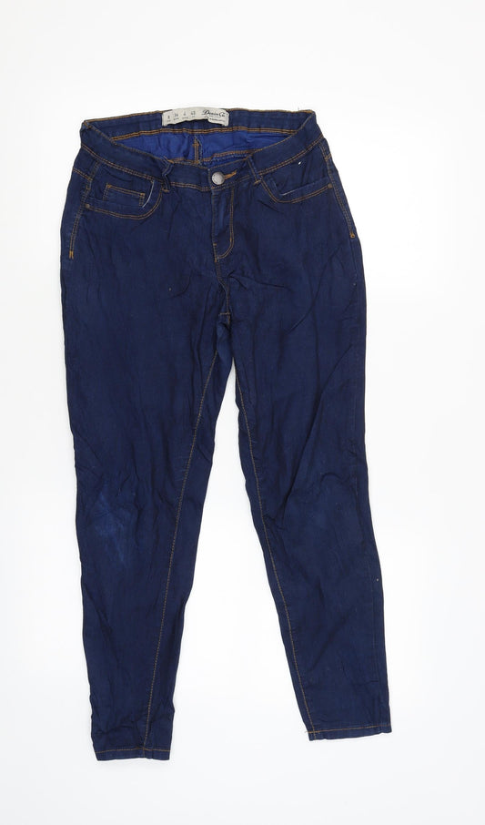 denim.co Womens Blue   Straight Jeans Size 8 L27 in