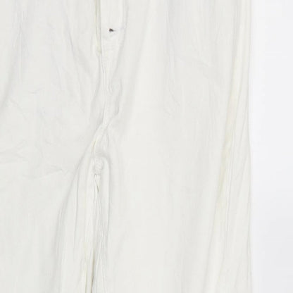trend one Womens White   Cargo Trousers Size 42 L26 in