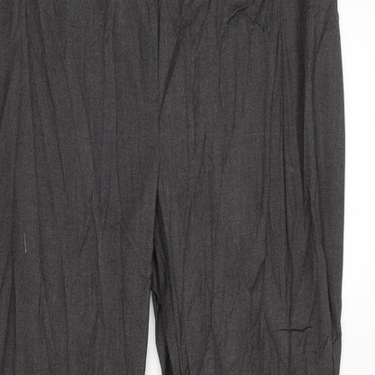 M&S Womens Grey   Trousers  Size 16 L30 in