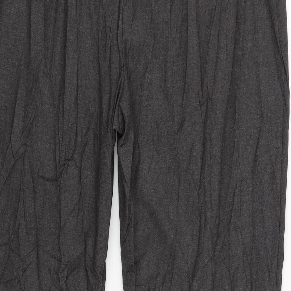 M&S Womens Grey   Trousers  Size 16 L30 in
