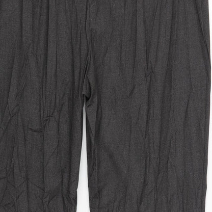 M&S Womens Grey   Trousers  Size 16 L30 in