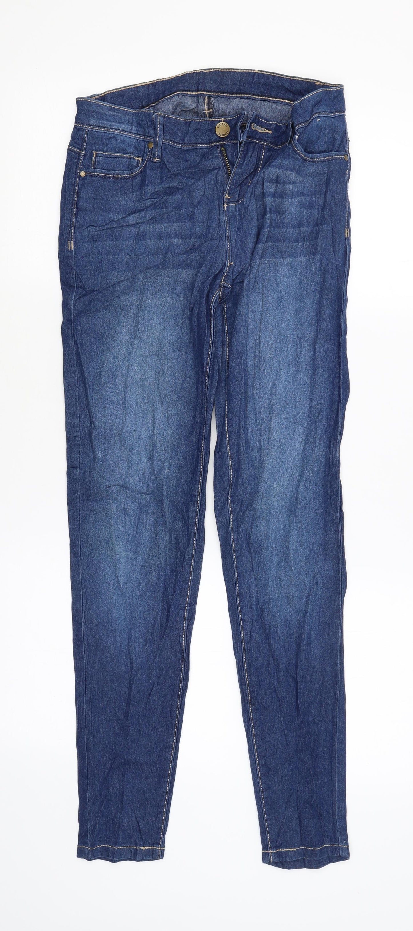denim.co Womens Blue   Straight Jeans Size 8 L28 in