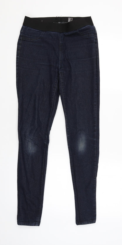 New Look Womens Blue   Jegging Trousers Size 8 L29 in