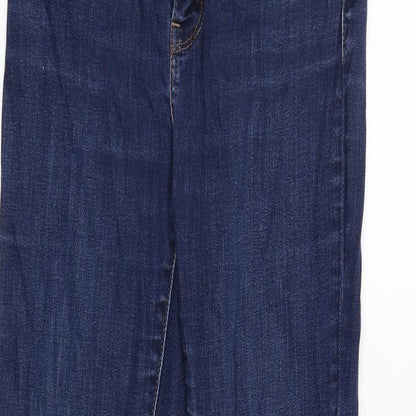 Womens UK Size 28 Preworn Regular Fit Skinny Blue Jeans