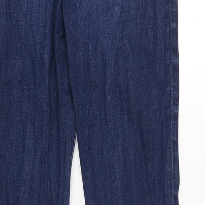 Womens UK Size 28 Preworn Regular Fit Skinny Blue Jeans