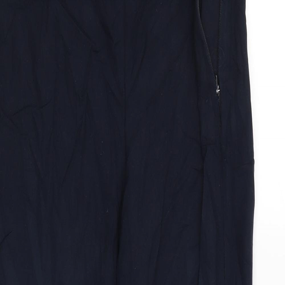 Womens UK Size 10 Marks and Spencer Regular Fit  Blue Trousers