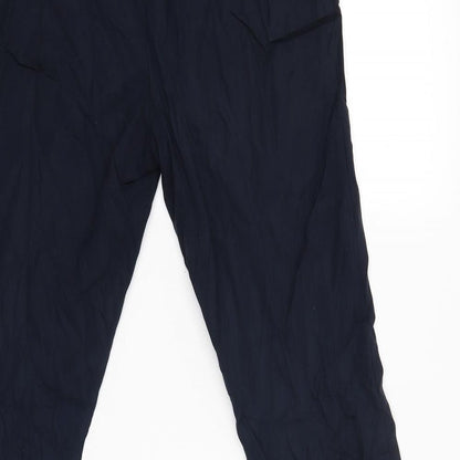 Womens UK Size 10 Marks and Spencer Regular Fit  Blue Trousers