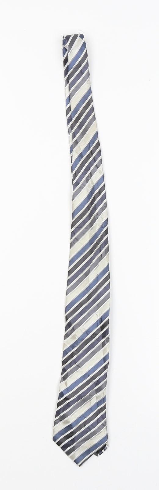 Marks and Spencer Mens Multicoloured Striped  Pointed Tie One Size