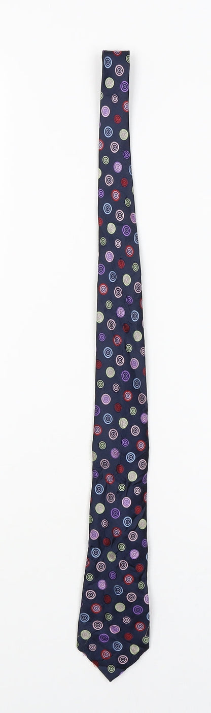 Marks and Spencer Mens Multicoloured Geometric  Pointed Tie One Size