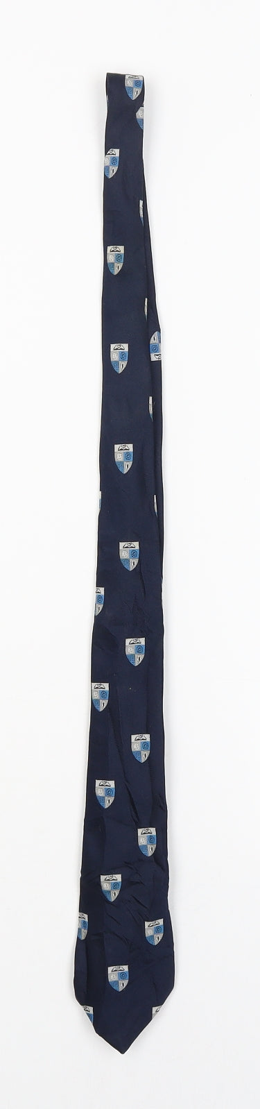 impamark LTD Mens Blue Geometric  Pointed Tie One Size