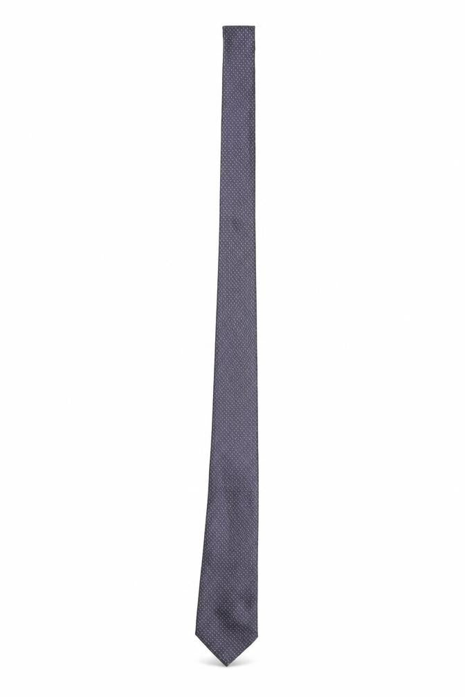 Mens Tailor & Cutter Purple Geometric  Pointed Tie