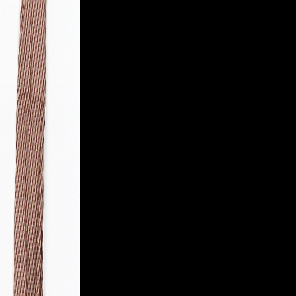 Marks and Spencer Mens Beige Striped  Designer Tie One Size