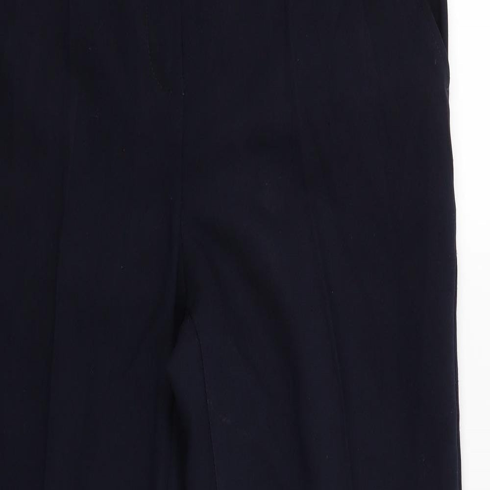 Womens UK Size 14 Marks and Spencer Regular Fit  Blue Trousers