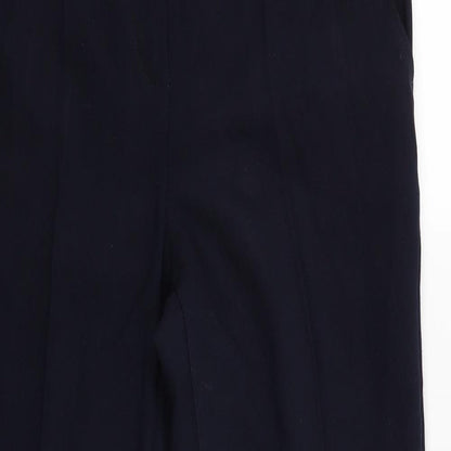 Womens UK Size 14 Marks and Spencer Regular Fit  Blue Trousers