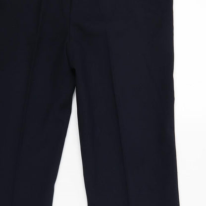 Womens UK Size 14 Marks and Spencer Regular Fit  Blue Trousers