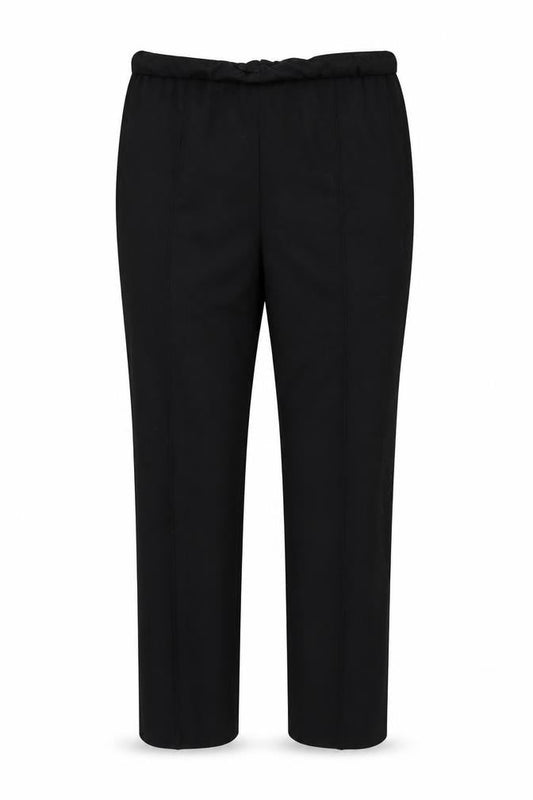 Womens UK Size 14 bm collection Regular Fit Capri Black Trousers