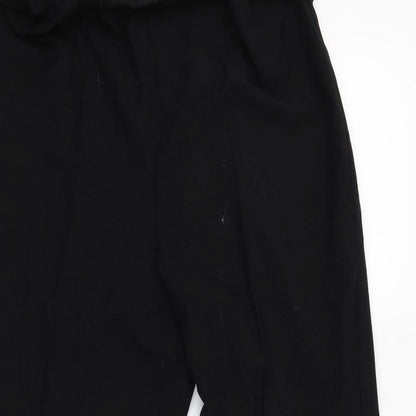 bm collection Womens Black   Capri Trousers Size 14 L28 in