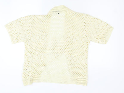 gazelle Womens Ivory   Shrug Jumper Size S
