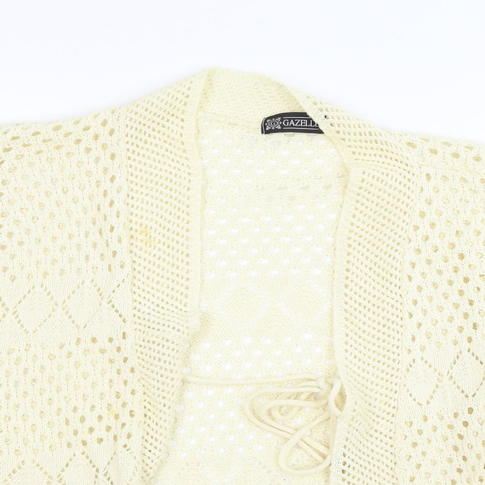 gazelle Womens Ivory   Shrug Jumper Size S