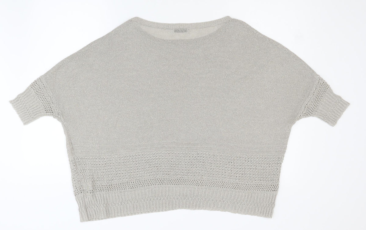 Artigiano Womens Silver   Pullover Jumper Size M