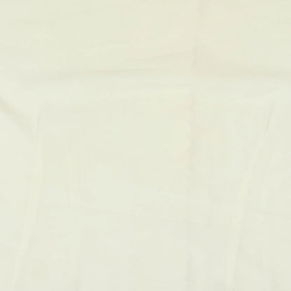 Womens UK Size 18 Essentials Ivory Basic Button-Up