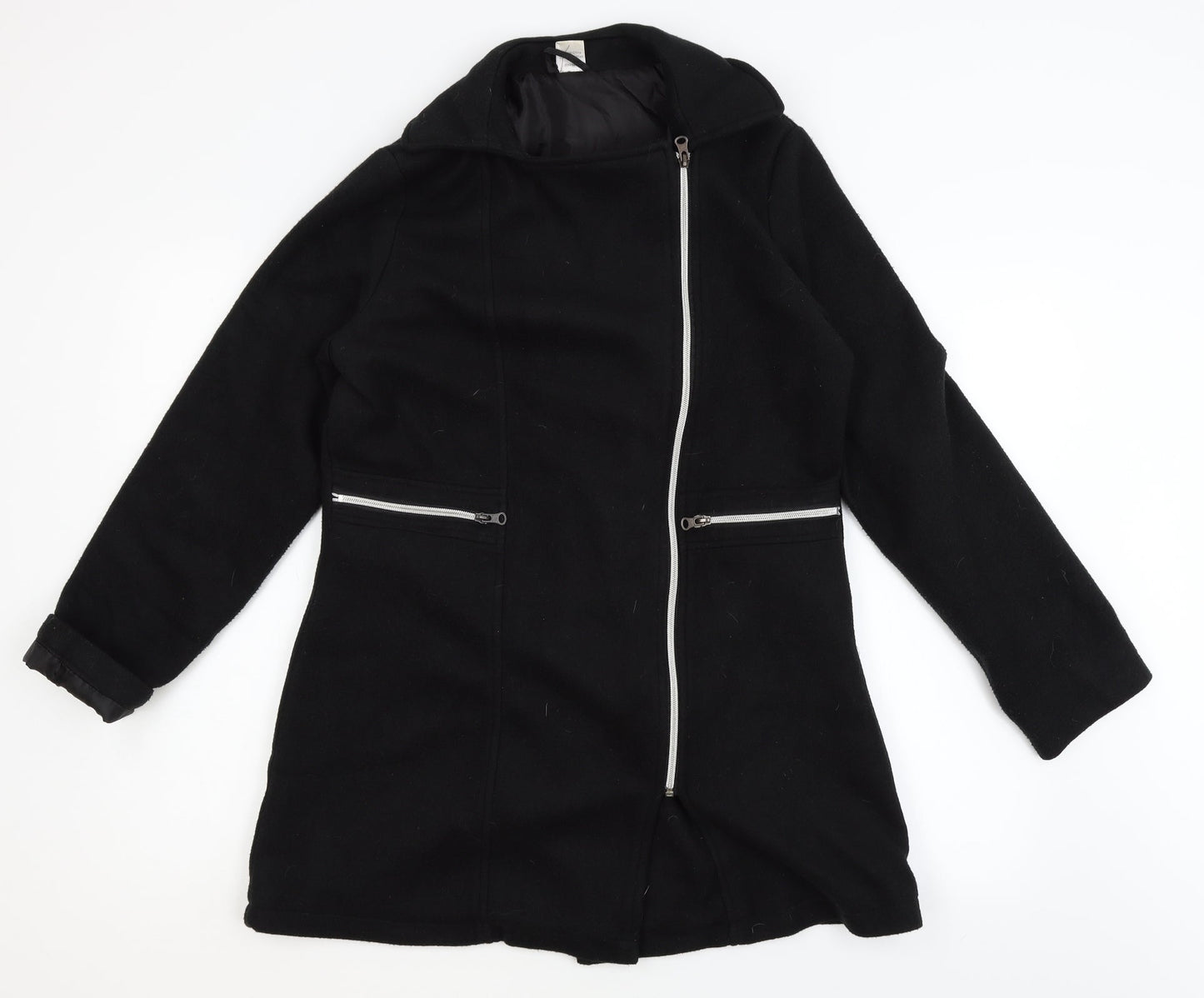 Le Redoute Womens Black   Overcoat Coat Size 10  - 10/12